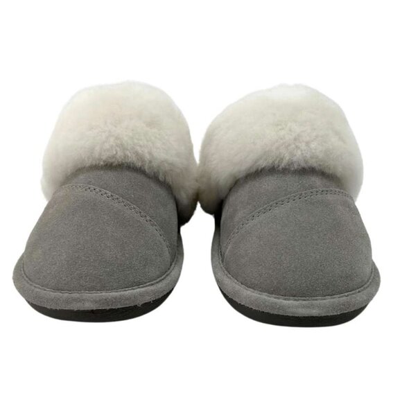 Nuknuuk 2.0 Women's Grey Leather Slippers / Various Sizes - Picture 2 of 6